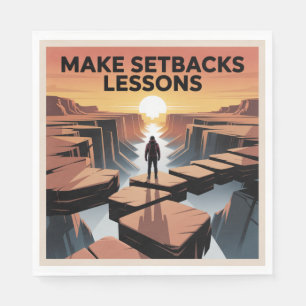 Make Setbacks Lessons Napkin