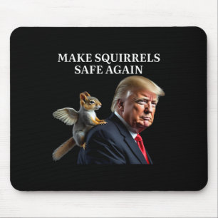 Make Squirrels Safe Again Peanut The Squirrel P'nu Mouse Pad