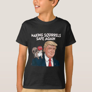 Make Squirrels Safe Again Trump 2024 T-Shirt