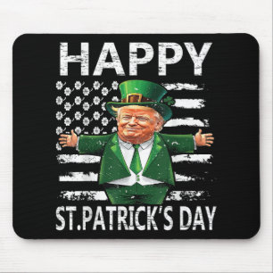 Make St Patricks Day Great Again Funny St Patricks Mouse Pad