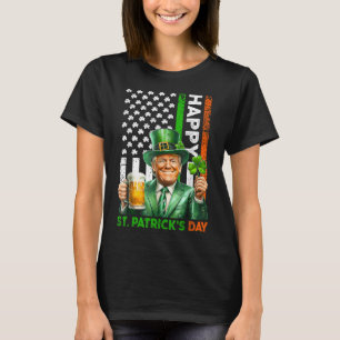 Make St Patricks Day Great Again Funny Trump Men T-Shirt