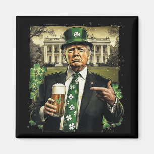 Make St Patricks Day Great Again Irish American Magnet