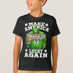 Make St Patricks Day Great Again Shamrock Trump Vi T-Shirt