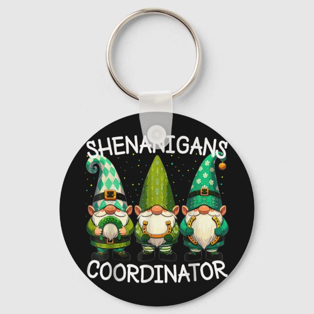 Make St Patricks Day Great Again Shirt Trump Men Key Ring (Front)