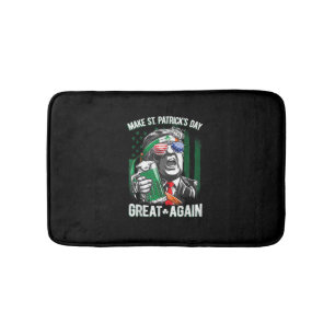 Make St Patricks Day Great Again Shirt Trump Men W Bath Mat