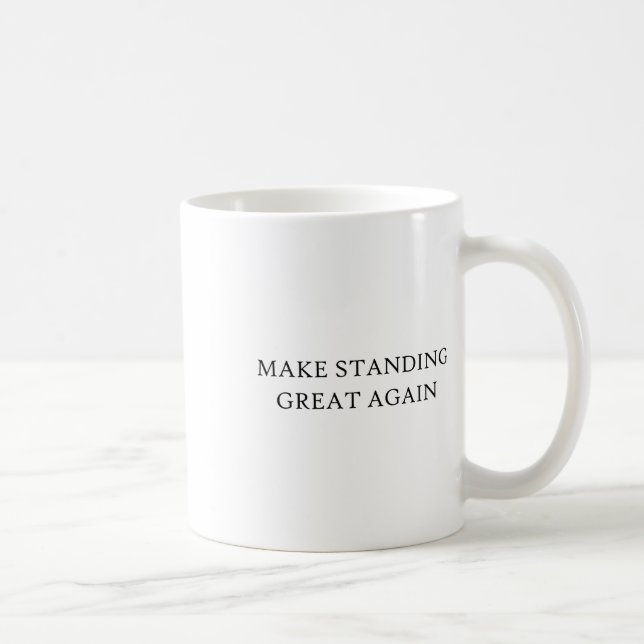 Make Standing Great Again National Anthem Respect  Coffee Mug (Right)