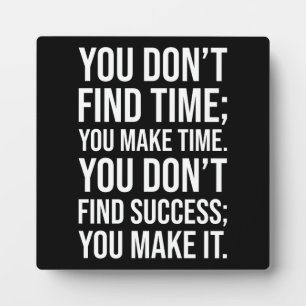 Make Success - Hustle Grind Motivational Plaque