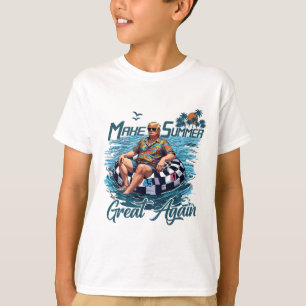 Make Summer Great Again Trump Vacation Hawaii Summ T-Shirt