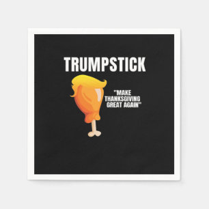 Make Thanksgiving Great Again Funny Donald Trumpst Napkin
