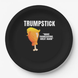 Make Thanksgiving Great Again Funny Donald Trumpst Paper Plate