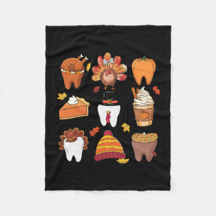 Make Thanksgiving Great Again Funny Trump Turkey D Fleece Blanket