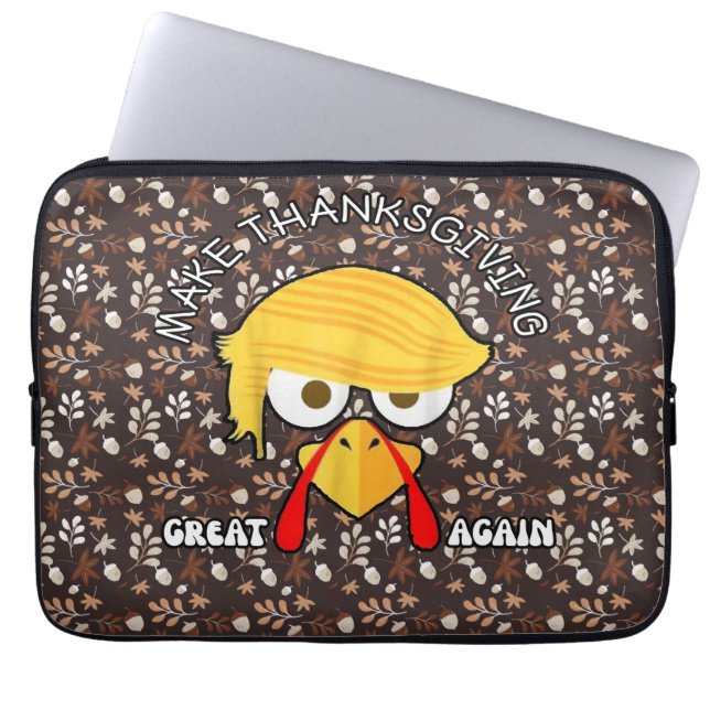 Make Thanksgiving Great Again Laptop Sleeve (Front)