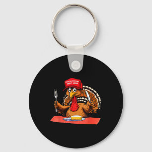 Make Thanksgiving Great Again Trump Turkey Trump 2 Key Ring