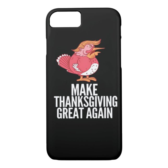 Make Thanksgiving Great Again Trumpkin – Basic Pum Case-Mate iPhone Case (Back)