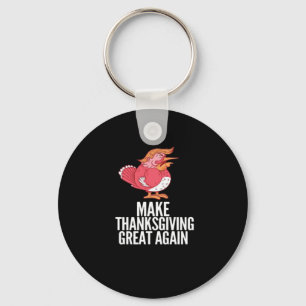 Make Thanksgiving Great Again Trumpkin – Basic Pum Key Ring