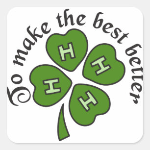 Make The Best Better Square Sticker