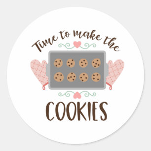 Make The Cookies Classic Round Sticker