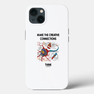 Make The Creative Connections Think Neuron Synapse iPhone 13 Case