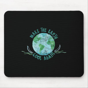 Make The Earth Cool Again - Watercolor Environment Mouse Pad