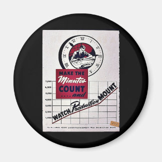 Make The Minutes Cound And Watch Production Mount Magnet