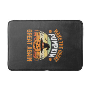 Make The Pumpkin Great Again Halloween Design_1 Bath Mat