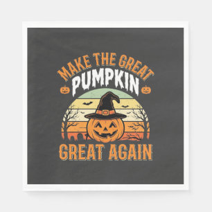 Make The Pumpkin Great Again Halloween Design_1 Napkin