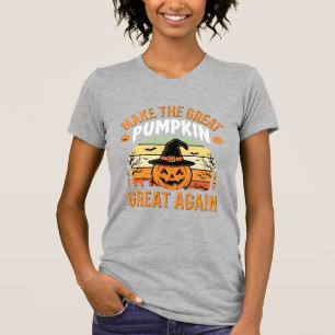 Make The Pumpkin Great Again Halloween Design_1 T-Shirt