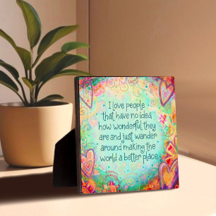 ”Make the World Better” Inspirivity Plaque