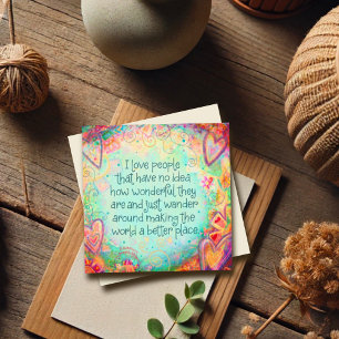 Make the World Better Quite Pretty Thank You Invitation