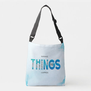 Make Things Happen - Funky Blue Mix Edition Crossbody Bag