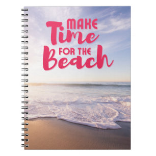 Make Time for the Beach Notebook