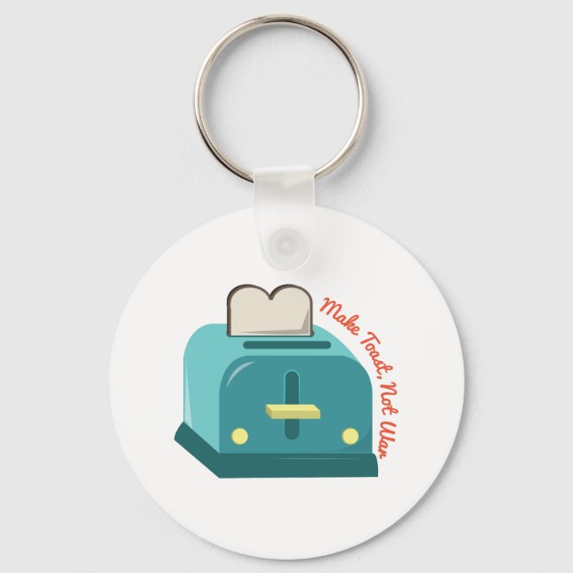 Make Toast Key Ring (Front)