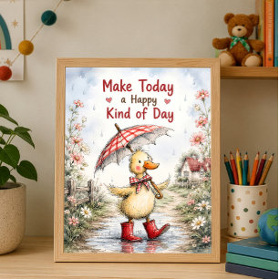Make Today A Happy Kind of Day Poster