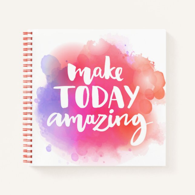 Make Today Amazing Notebook (Front)