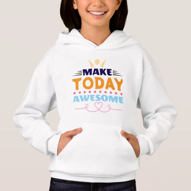 Make Today Awesome Retro Typography (Front)