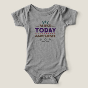 Make Today Awesome Retro Typography