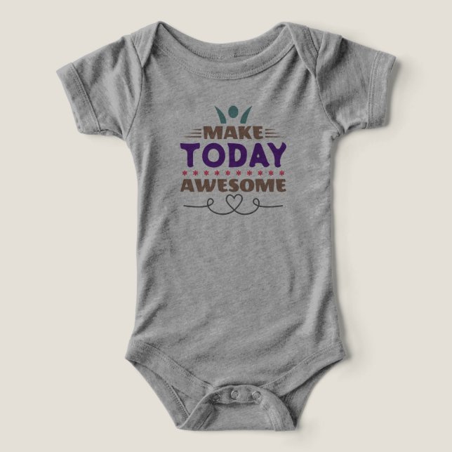 Make Today Awesome Retro Typography (Design Front)