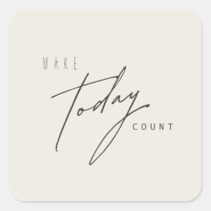 make. today. count. Stickers & Labels