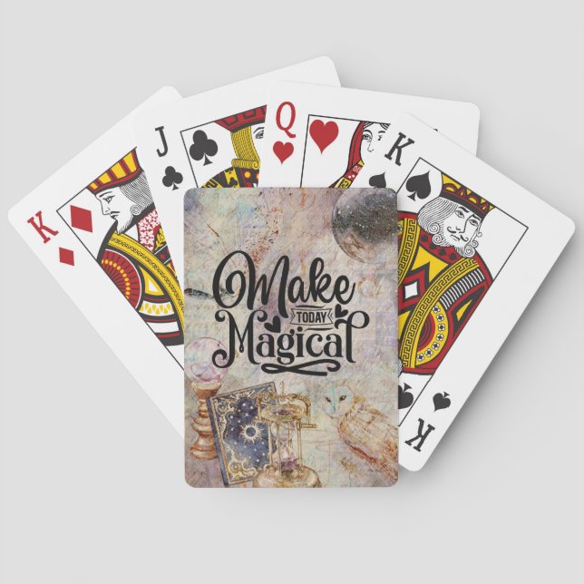 Make Today Magical Playing Cards (Back)