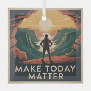 Make Today Matter Glass Tree Decoration