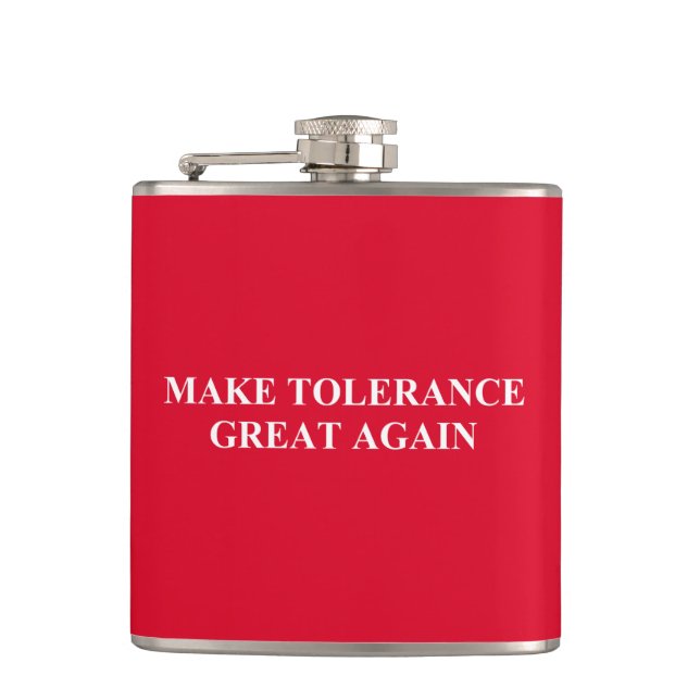Make Tolerance Great Again Hip Flask (Front)