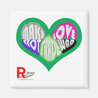 Make Trade Love Not Trade War Magnet