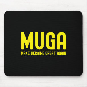 Make Ukraine Great Again Support Funny Saying Mouse Pad
