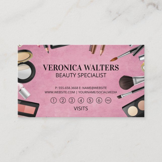 Make Up Accessories Kit Loyalty Card (Front)