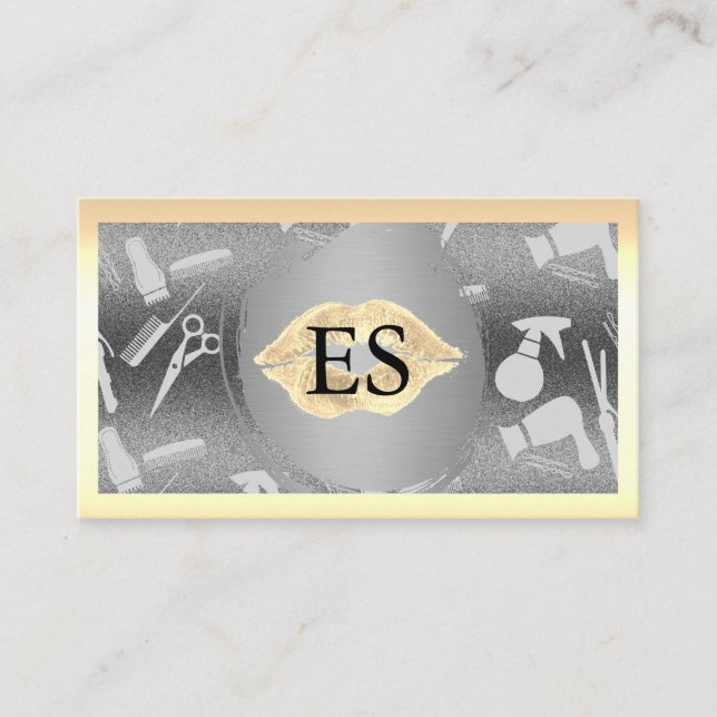 Make Up and Hair Tools Business Card (Front)