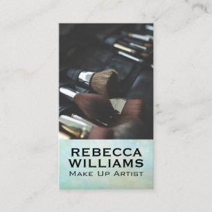 Make Up Artist Brush Tools Business Card