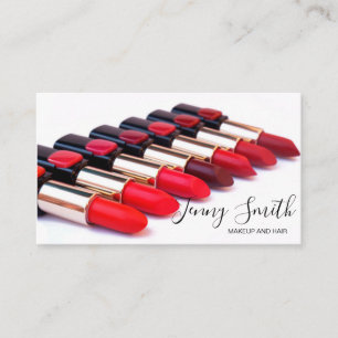 Make up artist business card