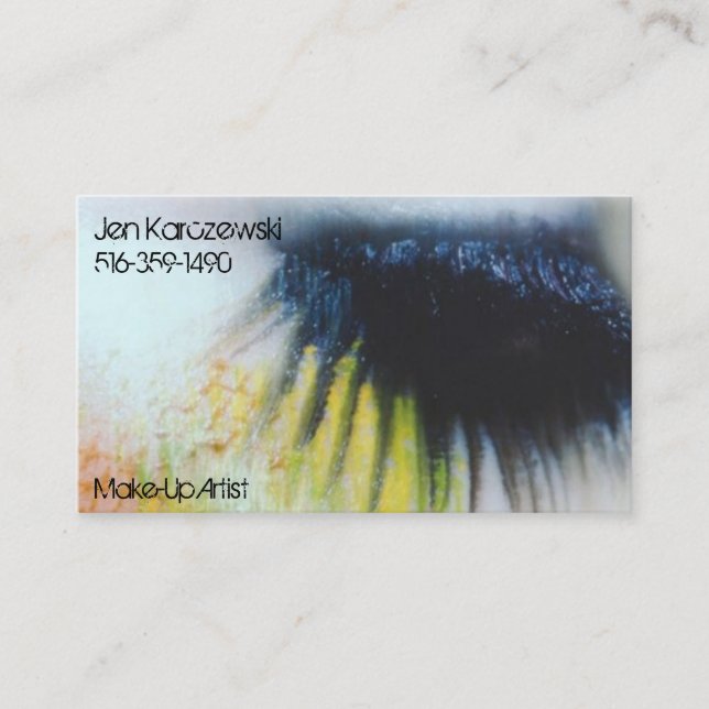 Make Up Artist Business Card (Front)