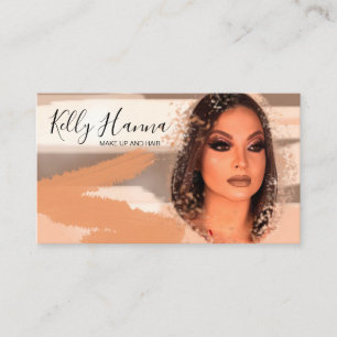 Make up artist business card