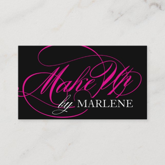 Make Up Artist Business Card (Front)